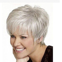 Peruca lady silver